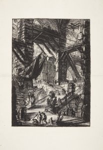 السلم مع الجوائز بواسطة Giovanni Battista Piranesi