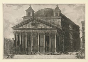 منظر للبانثيون د بواسطة Giovanni-Battista Piranesi