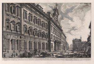 منظر لـ Gran Curia Innocenziana بواسطة Giovanni-Battista Piranesi