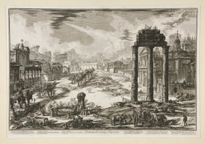 منظر لكامبو فاتسينو (منظر لكامبو فاتسينو) ، من مناظر لروما بواسطة Giovanni-Battista Piranesi