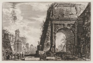 مناظر لروما: القوس أو تيتوس ، 1776. بواسطة جيوفاني باتيستا بيرانيسي