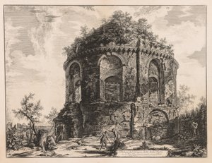 مناظر لروما: ما يسمى تيمبيو ديلا توس ، بالقرب من تيفولي ، 1763. بواسطة جيوفاني باتيستا بيرانيسي