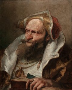 تمثال نصفي لرجل عجوز ، 1751-55 بواسطة جيوفاني باتيستا تيبولو