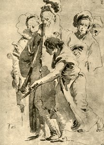 مجموعة شخصيات ، منتصف القرن الثامن عشر ، 1928 بواسطة جيوفاني باتيستا تيبولو