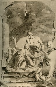 استشهاد S. Giustina ، c1730s ، 1928 بواسطة جيوفاني باتيستا تيبولو