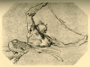 ساتير يحمل اكليل ، c1761 ، 1928 بواسطة جيوفاني باتيستا تيبولو