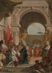 تكليف الأسقف هارولد بصفته دوق فرانكونيا ، كاليفورنيا. 1751-52. بواسطة جيوفاني باتيستا تيبولو