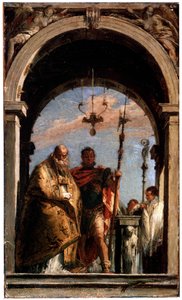اثنان من القديسين ، 1740-1745. بواسطة Giovanni Battista Tiepolo