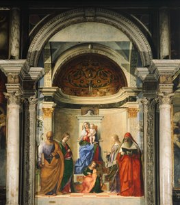 Madonna between four Saints (fresco)