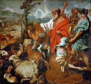 Arche de Noe - Baroque: لوحة الحيوانات سفينة نوح par Castiglione ، جيوفاني بينيديتو (1610-1665) ، النصف الثاني من القرن السابع عشر .. زيت على قماش ، 200x217،5. متحف تاريخ الفن ، فيين بواسطة جيوفاني بينيديتو كاستيجليون