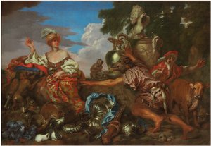 Circe تغيير رفاق Ulysses إلى خنازير بواسطة جيوفاني بينيديتو كاستيجليون