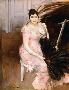 Argentinian Singer, by Giovanni Boldini (1842-1931) بواسطة جيوفاني بولديني
