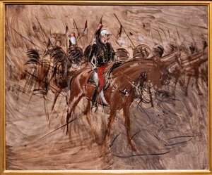 الفرسان على ظهور الخيل بواسطة جيوفاني بولديني