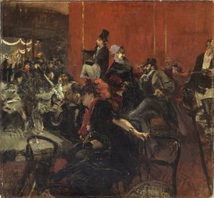 مشهد العيد ، ج. 1889 بواسطة جيوفاني بولديني