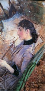 Italy, Florence, Profile of Alaide Banti بواسطة جيوفاني بولديني