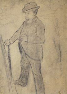 Portrait of Boldini, by Edgar Degas (1834-1917), drawing بواسطة جيوفاني بولديني