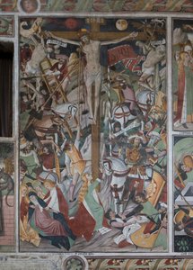 صلب ، حوالي 1492 (جصية) بواسطة جيوفاني كانافيسيو