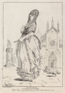 Le Zendale (امرأة ذات غطاء ، أو المرأة العائدة من الكنيسة)