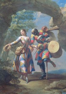A Harlequin العائد من الحرب ، ج .1742