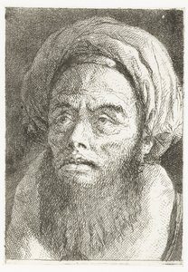 رجل مع عمامة جمع الرؤوس (عنوان المسلسل) Raccolta di Teste (عنوان المسلسل) بواسطة جيوفاني دومينيكو تيبولو
