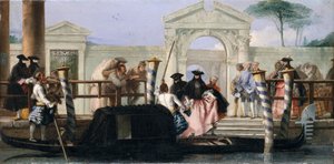 رحيل الجندول ، منتصف الستينيات من القرن التاسع عشر.