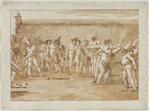 لعبة السلطانيات ، 1790. بواسطة جيوفاني دومينيكو تيبولو
