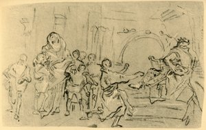 أم المكابيين قبل أنطيوخس ، c1759 ، 1928 بواسطة جيوفاني دومينيكو تيبولو