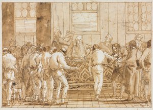 المحاكمة ، 1790s. بواسطة جيوفاني دومينيكو تيبولو
