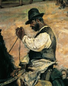 وضع علامات على الثيران الصغيرة في ماريما ، حوالي عام 1887 ، بواسطة جيوفاني فاتوري (1825-1908) ، 86 × 172 سم ، التفاصيل بواسطة جيوفاني فاتوري