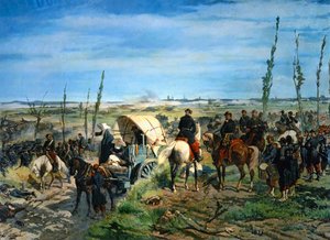المعسكر الإيطالي بعد معركة ماجينتا (لوحة على قماش)