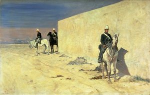 The Watch (The White Wall) ، c.1871 (لوحة) بواسطة جيوفاني فاتوري