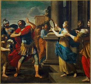 جيفتا يتعرف على ابنته (لوحة على قماش)