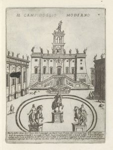 روما Capitool te مبنى الكابيتول الحديث (العنوان على الكائن) Moderne en Antieke monuments en bouwwerken in Rome (عنوان السلسلة) زخارف المباني القديمة والحديثة في مدينة ألما في روما (عنوان السلسلة)