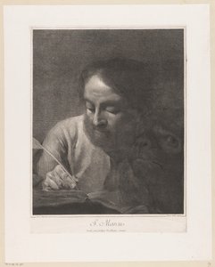 الإنجيلي مرقس مع الأسد S. Marcus (العنوان على الكائن)