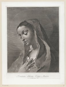 ماريا العذراء مريم من الثالوث (العنوان على وجوه)