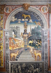 Fresco by Giovanni Maria Falconetto (1468-1535), Hall of Zodiac, Palazzo D