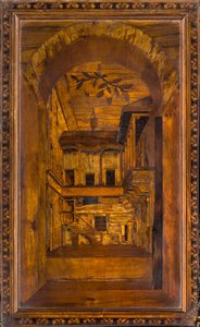 كورال Lignaean الكنسي ، مرصع بواسطة Giovanni Maria Platina 1484 ، Superior Stall بواسطة جيوفاني ماريا بلاتينا