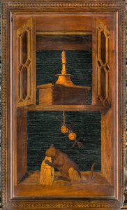 كورال Lignaean الكنسي ، مرصع بواسطة Giovanni Maria Platina 1484 ، Superior Stall بواسطة جيوفاني ماريا بلاتينا