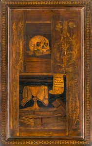 كورال Lignaean الكنسي ، مرصع بواسطة Giovanni Maria Platina 1484 ، Superior Stall بواسطة جيوفاني ماريا بلاتينا