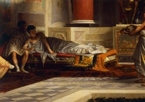 انتقام Poppea ، تفاصيل ، بقلم جيوفاني موزيولي (1854-1894) ، زيت على قماش