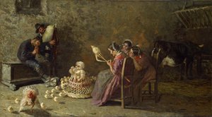 مزمارو بريانزا ، ج. 1883-1885 بواسطة جيوفاني سيجانتيني
