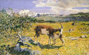 جبال الألب في مايو بقلم جيوفاني سيجانتيني (1858-1899)
