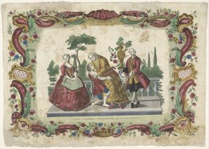 De verloren Zoon Terug Bij Zijn Vader يعود الابن الضال إلى والده (العنوان على الشيء) بواسطة عائلة Remondini