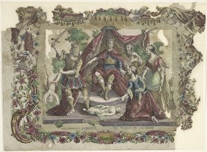 هيت أورد فان سولومون حكم سالومون / El juycio de Salomon (العنوان على الشيء) بواسطة عائلة Remondini