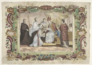 سر الكهنوت السادس. sacramentum ordo sacer / السادس. sacramento la orden sacrada (العنوان على الكائن) الأسرار السبعة (عنوان السلسلة) بواسطة عائلة Remondini
