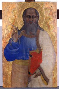 يوحنا الإنجيلي ، c.1365 (درجة حرارة على خشب الحور) بواسطة Giovanni del Biondo dal Casentino