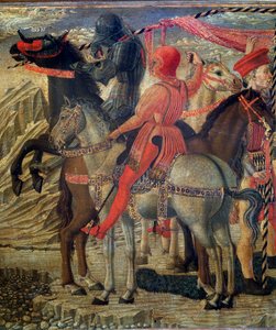 حلقات من حياة القديس نيكولاس من باري (القديس نيكولاس ميرا) - بريدل - التفاصيل - رسم جيوفاني دي فرانشيسكو (حوالي 1428-1459) القرن الخامس عشر كاسا بوناروتي في فلورنسا بواسطة Giovanni di Francesco del Cervelliera