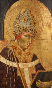 القديس أمبروز ، 1465-1470. بواسطة جيوفاني دي باولو