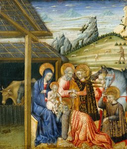عشق المجوس ، كاليفورنيا. 1460. بواسطة جيوفاني دي باولو