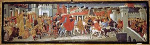 فريدريك الثالث وليونورا من البرتغال في روما ، 1452 بواسطة جيوفاني دي سير جيوفاني ،